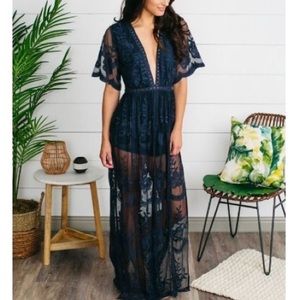 Honey punch maxi romper